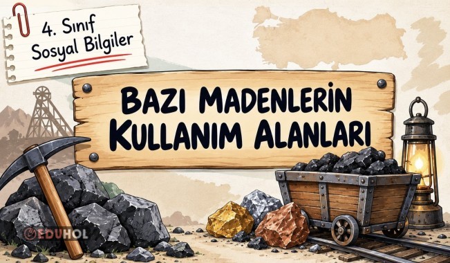⛏️ Bazı madenlerin kullanım alanları 🪨