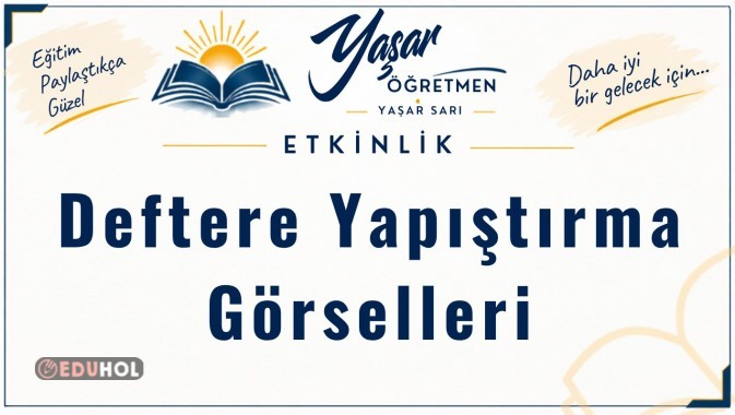 Deftere Yapıştırmak İçin Görseller