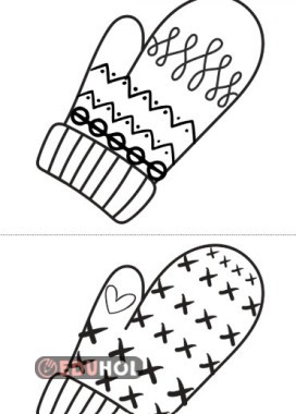 Serbest Etkinlikler- Boyama Kış (eldiven)