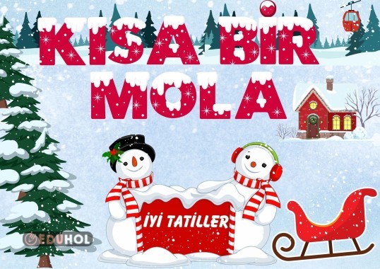 Dijital Karne Afişi - Kısa Bir Mola