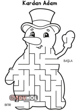 Serbest etkinlikler- Kardan Adam -Labirent