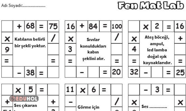 Dört İşlem Labirenti