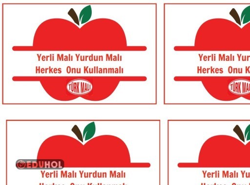 Yerli Malı Haftası Yaka Kartı