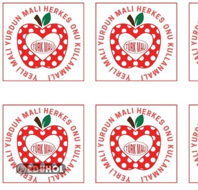 Yerli Malı Haftası Yaka Kartı