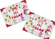 3.Sınıflar 2026 Yeni Yıl Akıllı Tahtaya Uygun Dijital Afiş