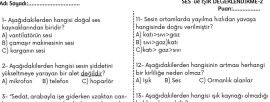 Işık ve Ses Değerlendirme 2