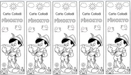 P harfi - Pinokyo Kitap Ayracı