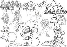 Serbest Etkinlikler- Görsel Sanatlar - Yeni Yıl -Kış