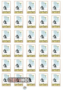 anten hecesi deftere yapıştırmalık görsel