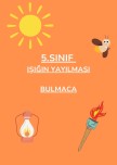 4.ÜNİTE IŞIĞIN YAYILMASI BULMACA