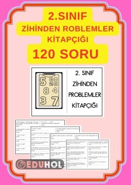120 SORULUK ZİHİNDEN PROBLEMLER KİTAPÇIĞI