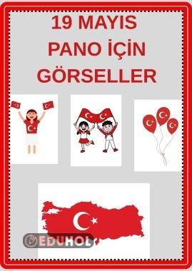 19 MAYIS ATATÜRK'Ü ANMA GENÇLİK VE SPOR BAYRAMI PANOSU İÇİN RENKLİ GÖRSELLER