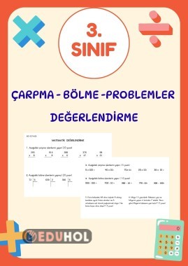 3. SINIF ÇARPMA - BÖLME İŞLEMLERİ - PROBLEMLER DEĞERLENDİRME