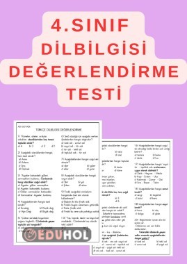4. SINIF DİLBİLGİSİ TESTİ