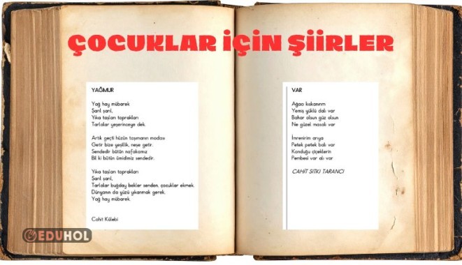 ÇOCUKLAR İÇİN ŞİİRLER
