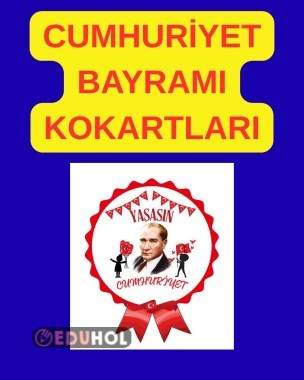 CUMHURİYET BAYRAMI KOKARTLARI
