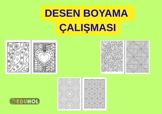 DESEN BOYAMA ÇALIŞMASI