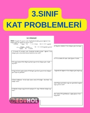 KAT PROBLEMLERİ (ÖRNEK ANLATIMLI)