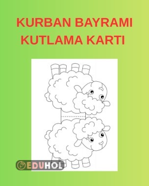 KURBAN BAYRAMI İÇİN KUTLAMA KARTI