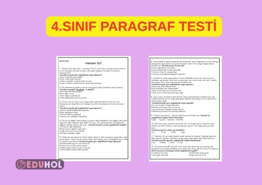 PARAGRAF TESTİ