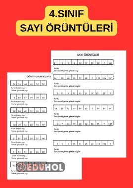 SAYI ÖRÜNTÜLERİNİ DEVAM ETTİRME VE ÖRÜNTÜYÜ BOZAN SAYIYI BULMA ETKİNLİĞİ