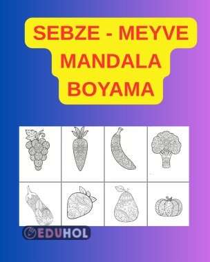 SEBZE- MEYVE MANDALA