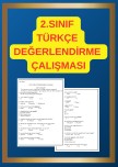 2. SINIF TÜRKÇE DEĞERLENDİRME