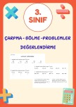 3. SINIF ÇARPMA - BÖLME İŞLEMLERİ - PROBLEMLER DEĞERLENDİRME