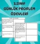 3. SINIF GÜNLÜK PROBLEM ÖDEV,İ (11 ŞUBAT 2026 ÇARŞAMBA )