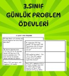 3. SINIF GÜNLÜK PROBLEM ÖDEVİ (12 ŞUBAT 2026 PERŞEMBE)