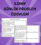3. sınıf günlük problemler