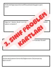 3. SINIF PROBLEM KARTLARI