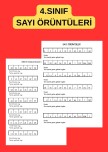 SAYI ÖRÜNTÜLERİNİ DEVAM ETTİRME VE ÖRÜNTÜYÜ BOZAN SAYIYI BULMA ETKİNLİĞİ
