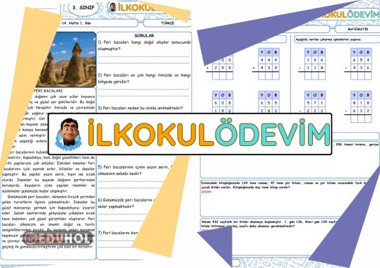 Türkçe Matematik 15. Hafta 1. Gün Ödevi