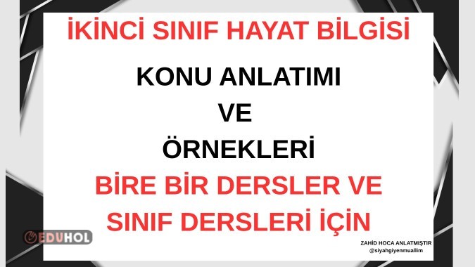 2. SINIF HAYAT BİLGİSİ YÖNLER KONU ANLATIMI