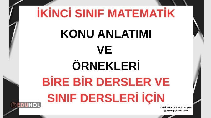 2. SINIF MATEMATİK ELDELİ VE ELDESİZ TOPLAMA PROBLEMLERİ KONU ANLATIMI