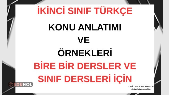 2. SINIF TÜRKÇE KURALLI VE ANLAMLI CÜMLELER KONU ANLATIMI