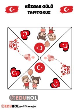 23 NİSAN RÜZGAR GÜLÜ ETKİNLİĞİ