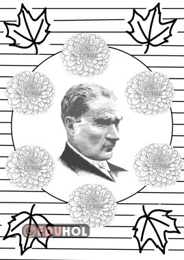 Atatürk boyama sayfası