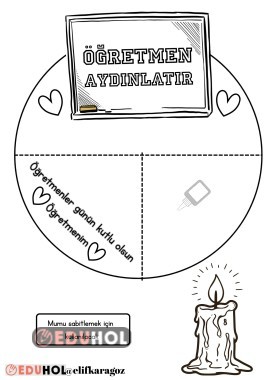 Öğretmenler günü 3 boyutlu etkinlik