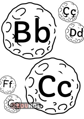 Ünsüz harfler(renksiz)