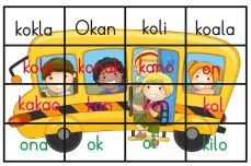 O SESİ YAPBOZ ÇALIŞMASI