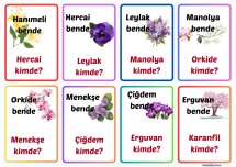 DOĞAYLA BAŞ BAŞA- ÇİÇEKLER- BENDE KİMDE OYUNU