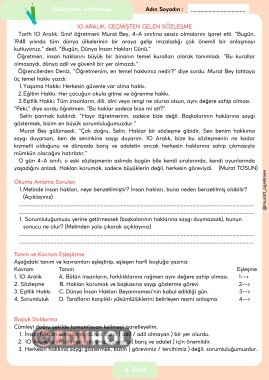 10 Aralık: Geçmişten Gelen Sözleşme