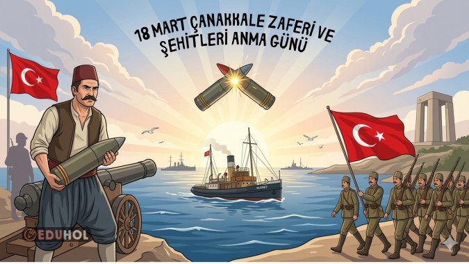 18 Mart Çanakkale Zaferi ve Şehitleri Anma Günü Dijital Pano