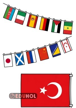 23 Nisan Ülke Bayrakları