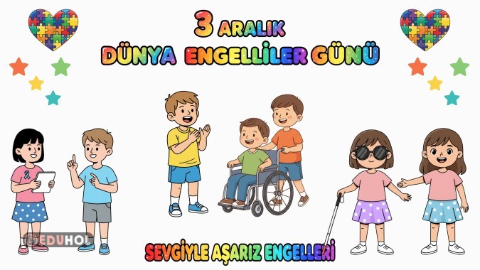 3 Aralık Dünya Engelliler Günü Pano