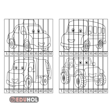 5'er Ritmik Sayma Puzzle