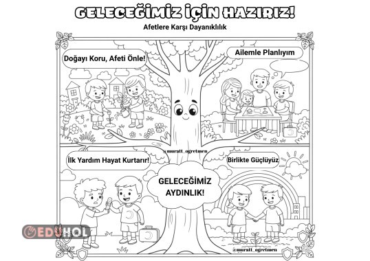 Afetler ve Dayanıklılık Boyama Çalışması
