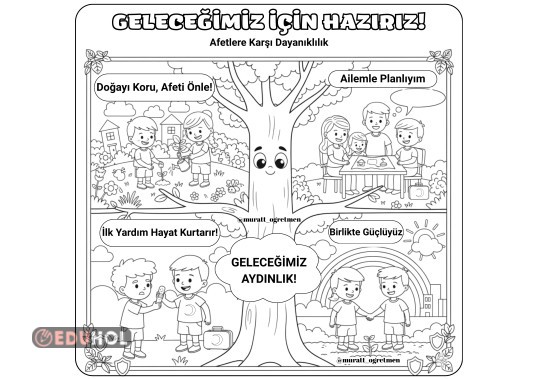 Afetler ve Dayanıklılık Grup Boyama Çalışması 8 a4